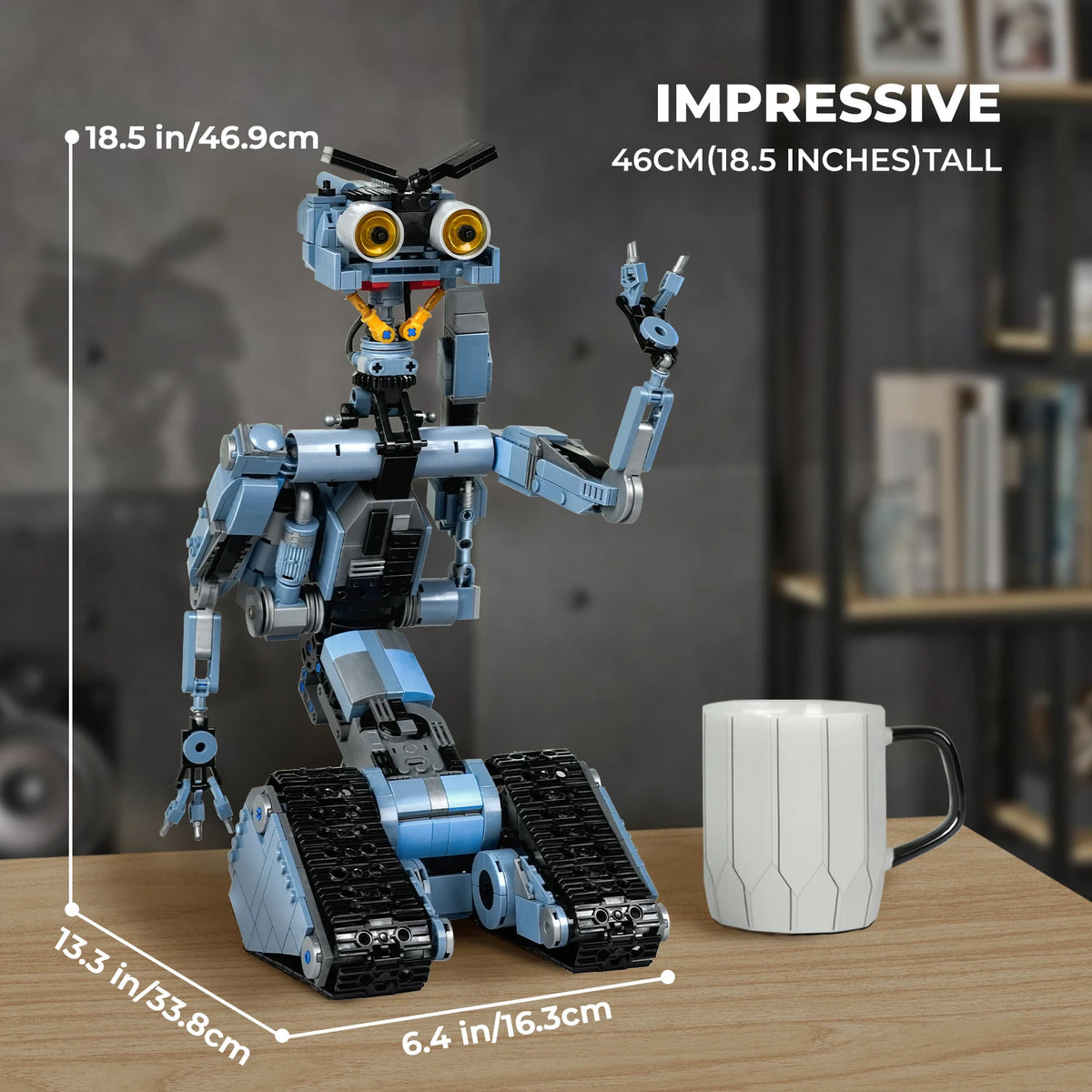 Johnny 5 Robot Building Blocks Set Inspired By Short Circuit