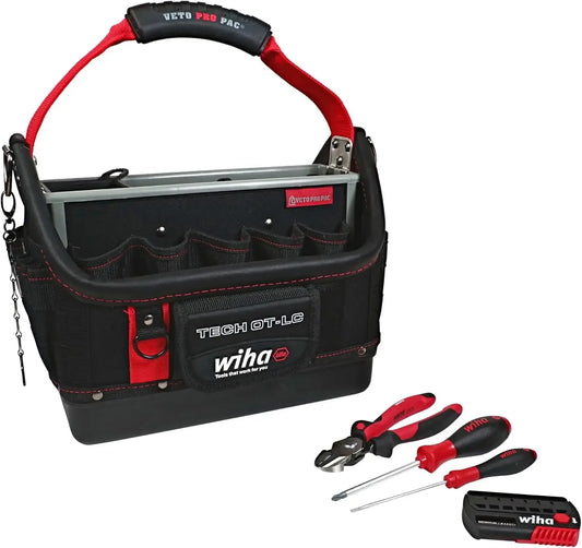 HOT SELLIG QUALITY 91239 11 Piece Veto RedStripe TECH OT-LC Open Tote Tool Kit
