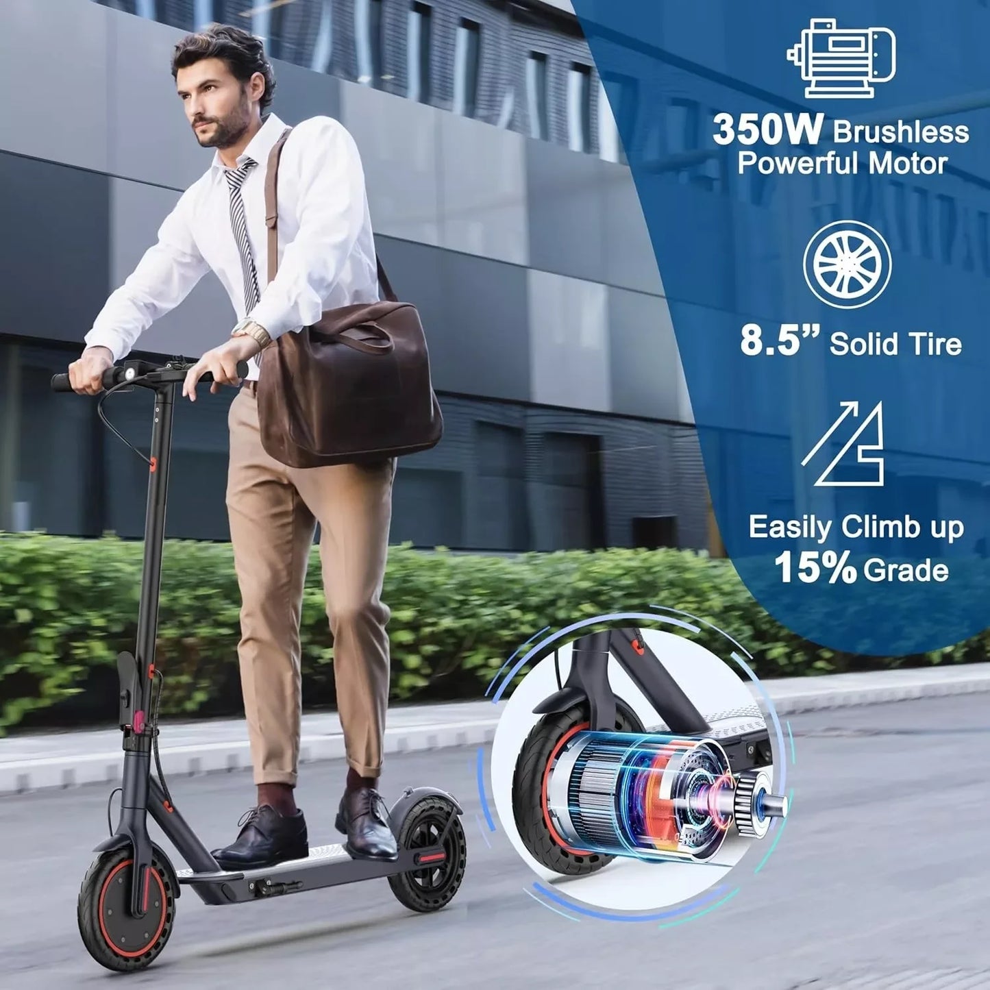 Ladped LP60 Electric Scooter 350W Folding 16 Mile Range