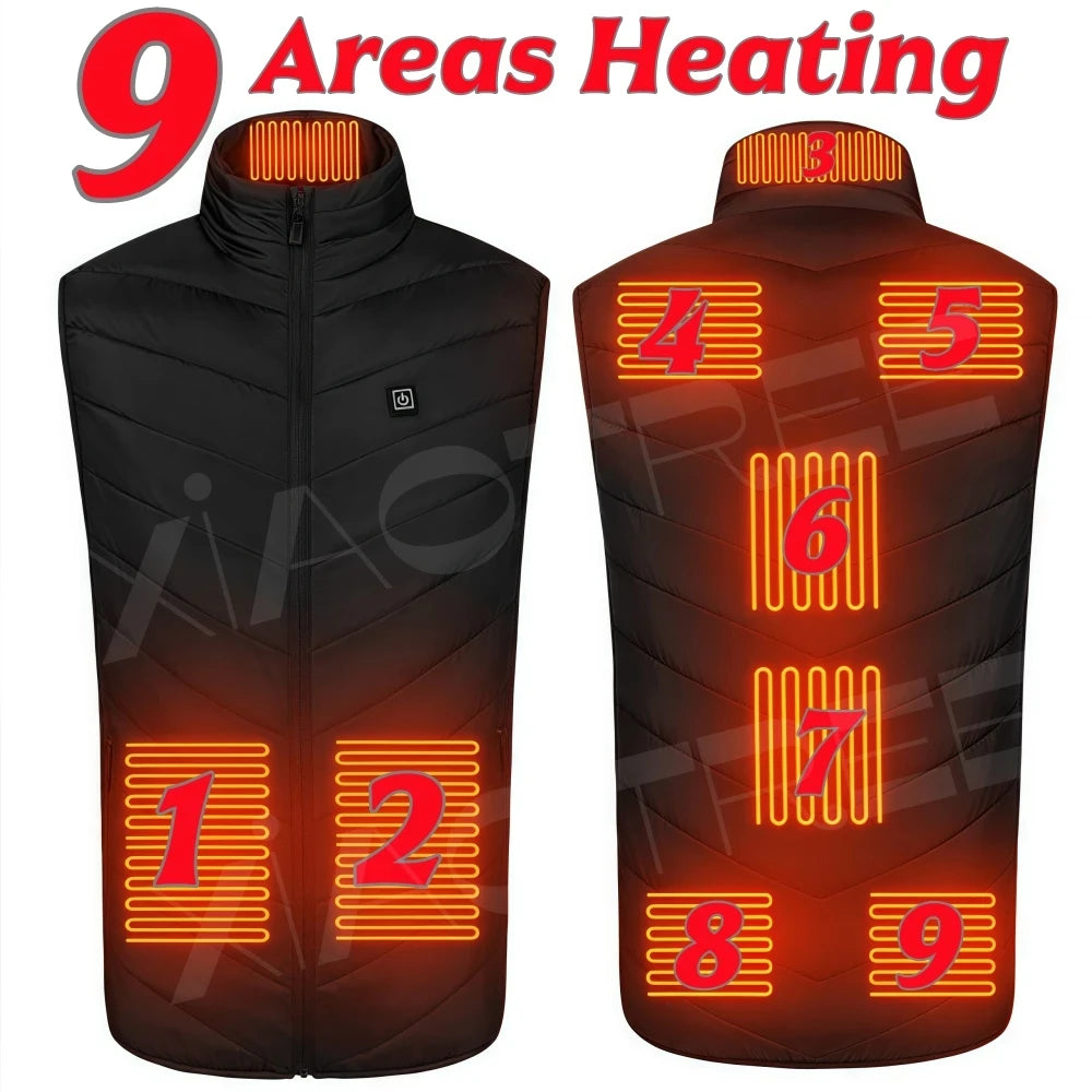 XIAOTREECN Heated Vest for Men and Women USB Thermal Jacket