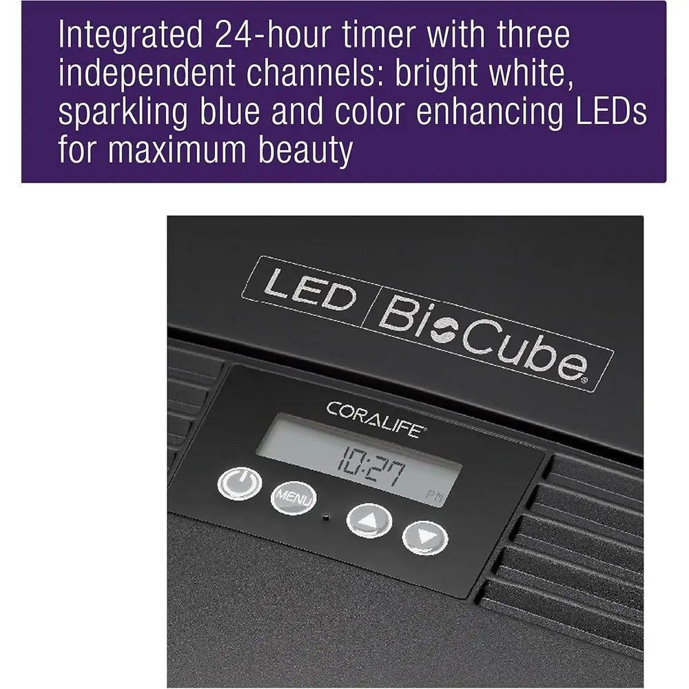 BioCube, Aquarium Kit, Nano Tank, Customizable LED Lighting, or Saltwater and reshwater Environments, 16 Gallons
