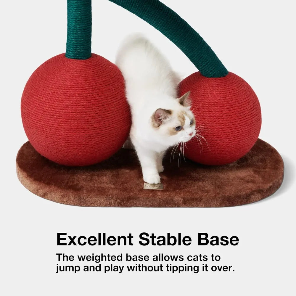 Cat Scratcher With Hammock Castle Interactive Sisal Rope Tree