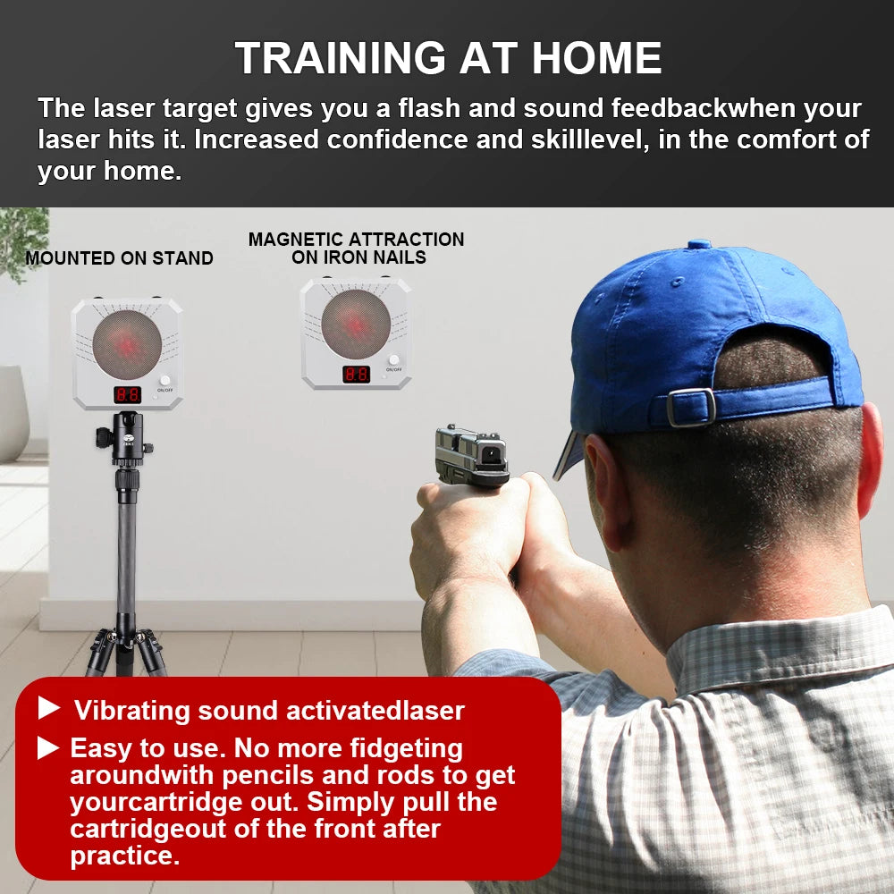 Infrared Scoring Laser Target for Shooting Practice with Sound