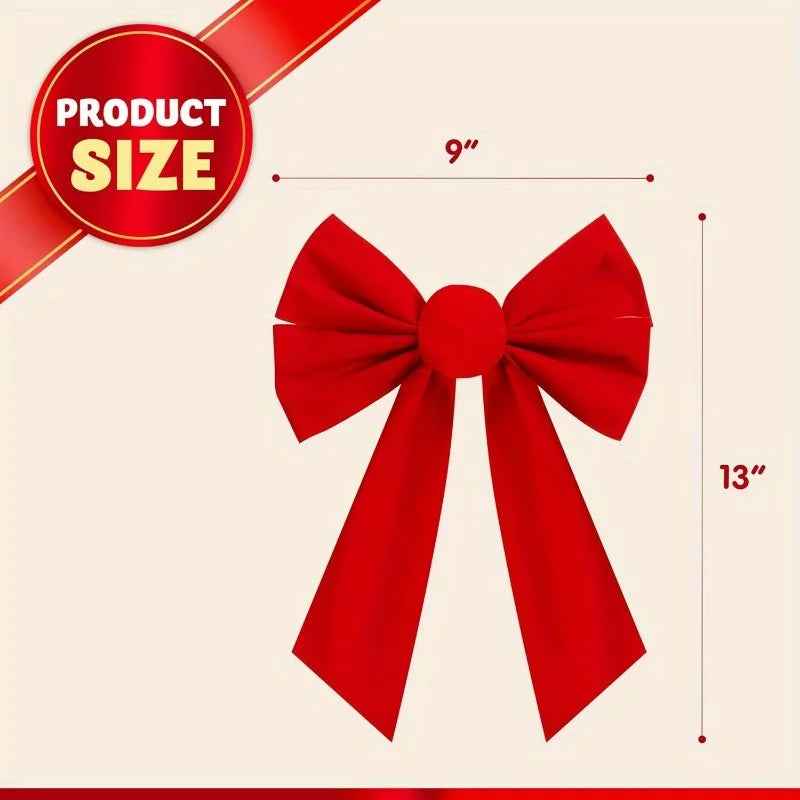 Joyfy Premium Christmas Decorative Bows For Holiday Home Decor