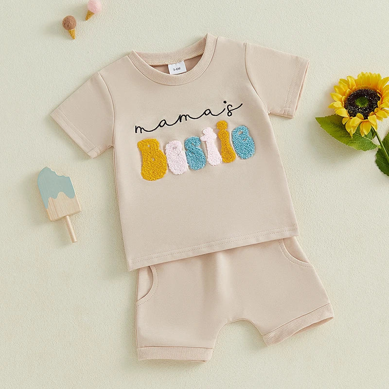 Guangdong CN Adorable Toddler Girls Summer 2 Piece Set