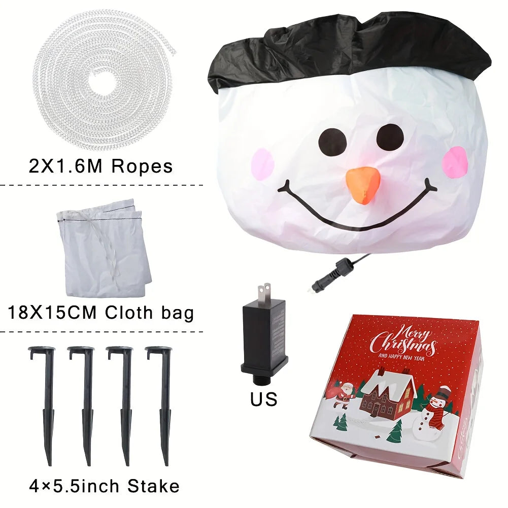 Christmas Inflatable Snowman with Built In LED Light