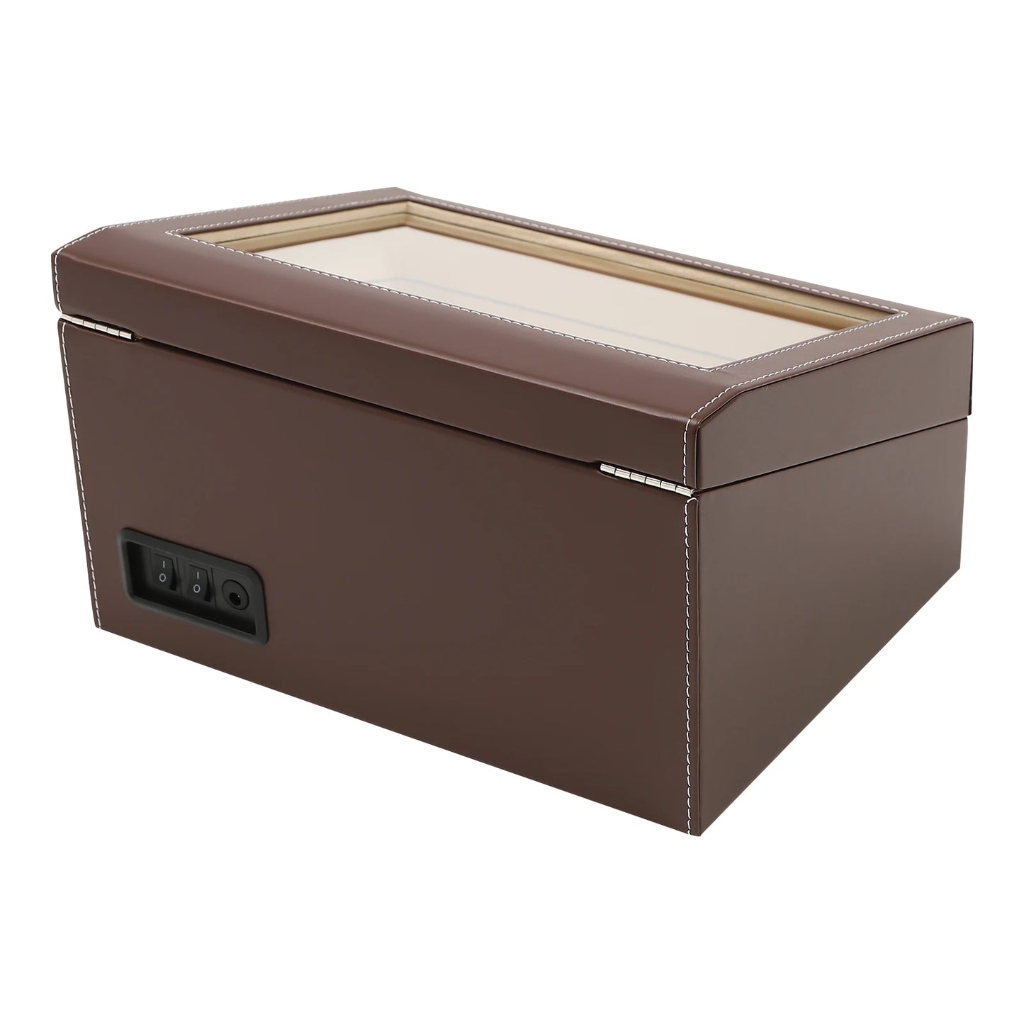 Hign-concerned Watch Winder Box With PU Leather Display Case