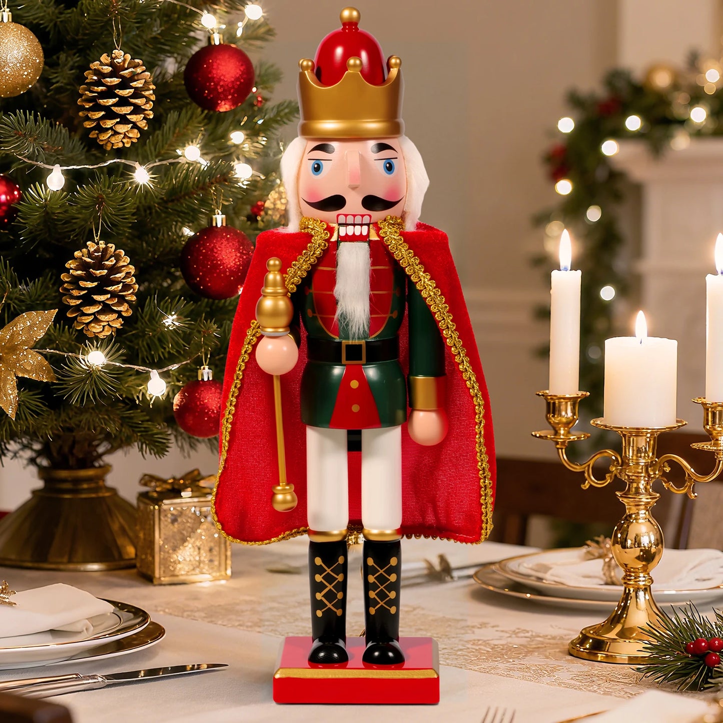 LM1997 Artisan Nutcracker Puppet Wooden Soldier Ornament