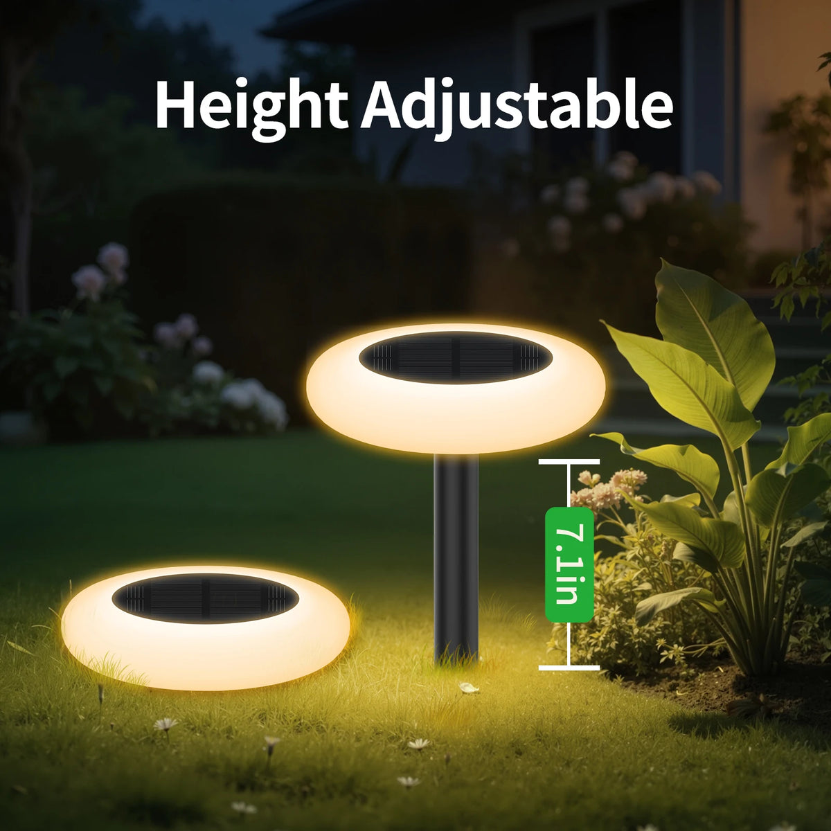 Intelamp Solar Outdoor Pathway Garden Lights For Patio Yard