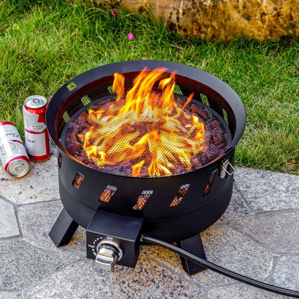 Finish Smokeless Portable Propane Fire Pit For Outdoor Use