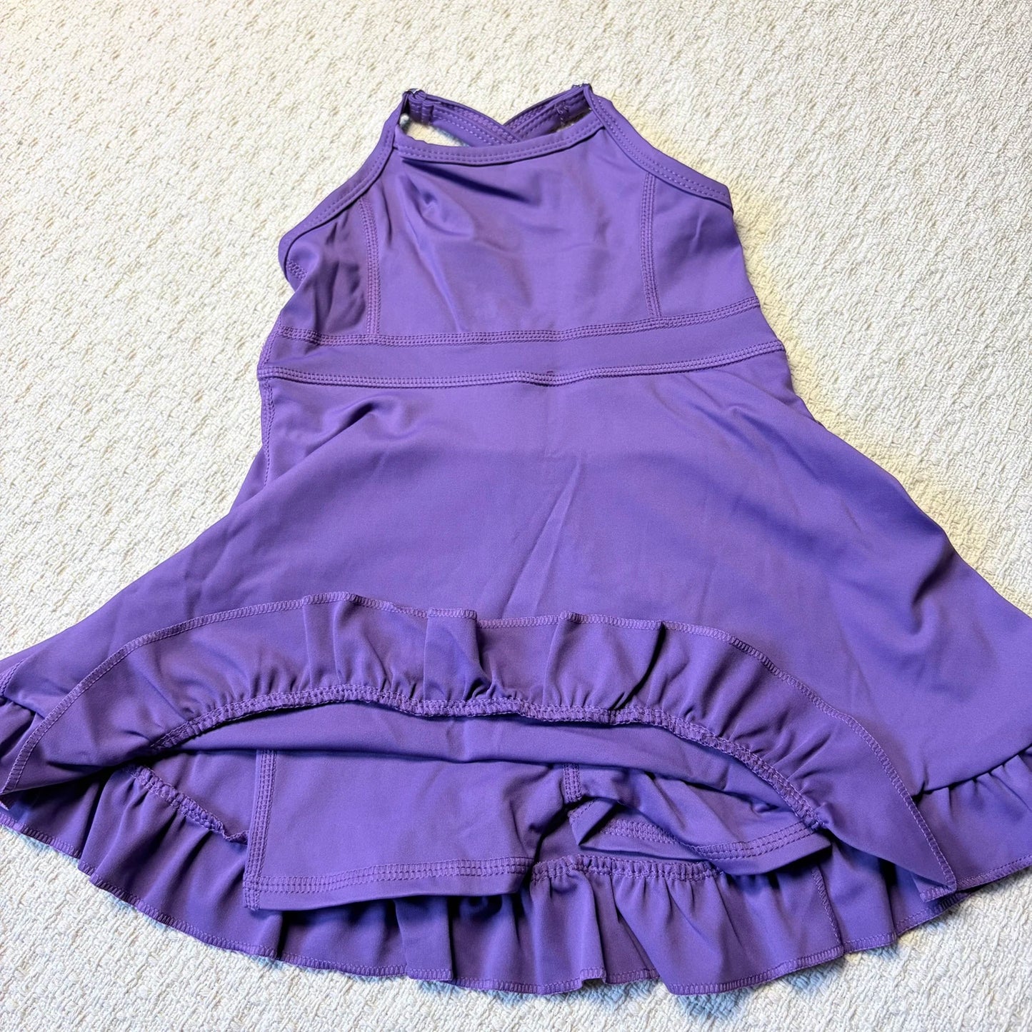 Sibling Baby Girls Knit Knee-Length Active Wear Athletic Dresses Casual Soft Fabric Children's Clothing for Girls