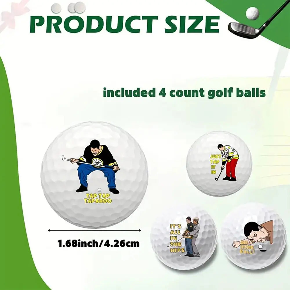 Funny Golf Balls Gift Set for Golfers