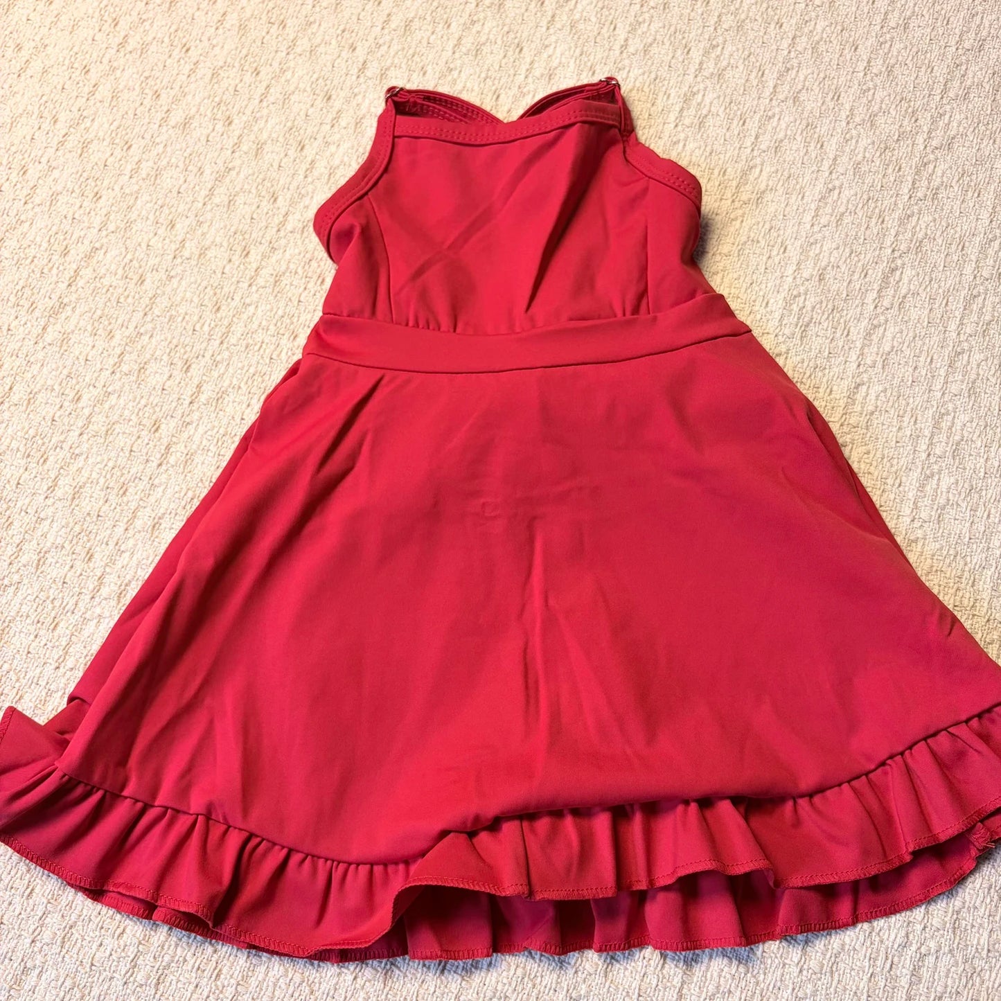 Sibling Baby Girls Knit Knee-Length Active Wear Athletic Dresses Casual Soft Fabric Children's Clothing for Girls