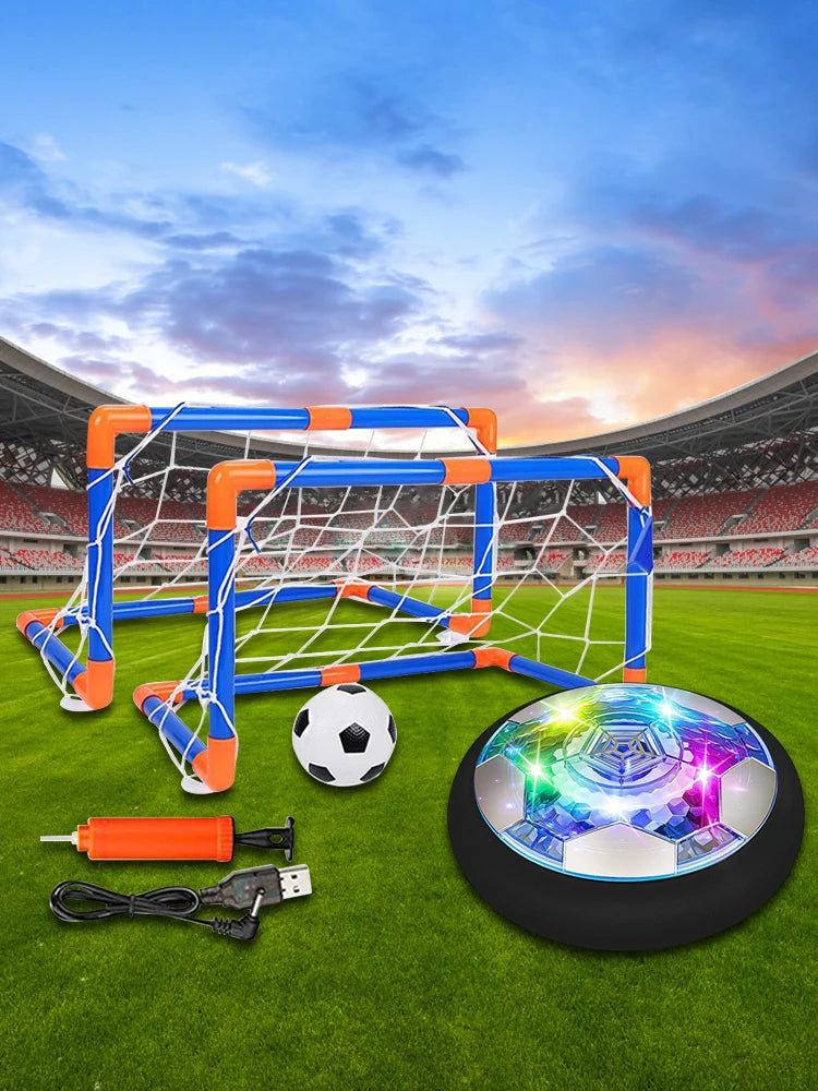 Air Power Hover Ball With LED Light And Foam Bumper Indoor Outdoor Soccer Ball