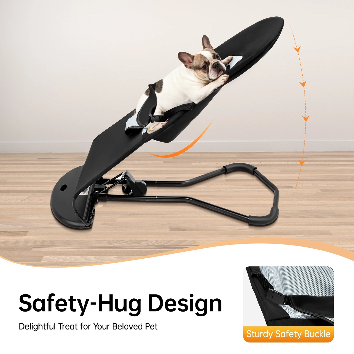 Sichuan Pet Rocker Bed Foldable Rocking Chair With Stainless Steel Bracket