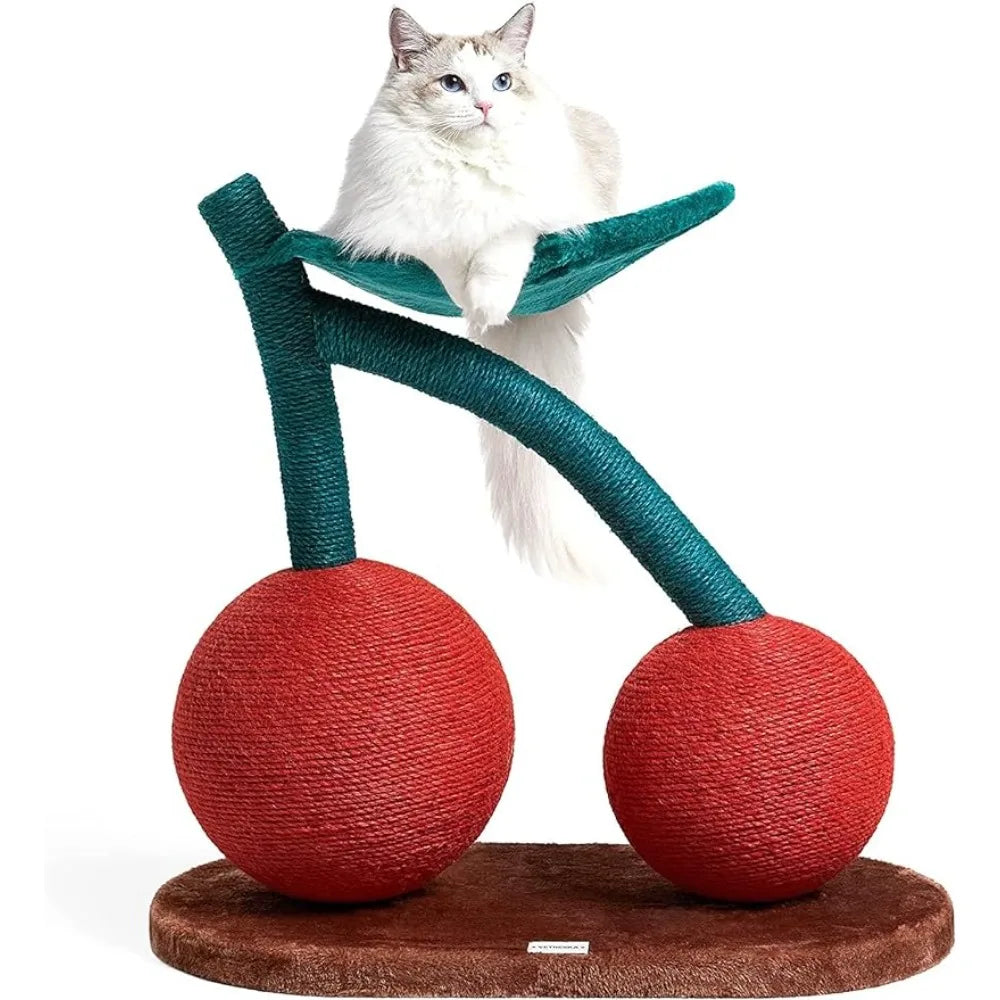 Cat Scratcher With Hammock Castle Interactive Sisal Rope Tree