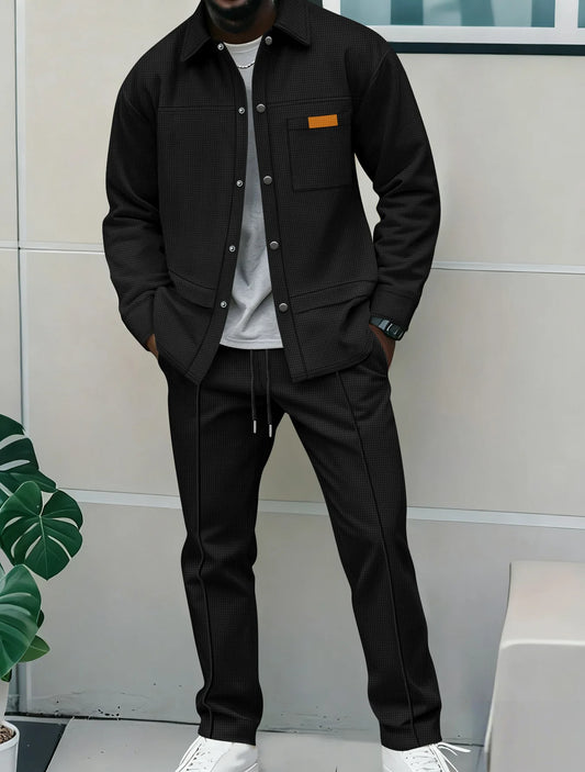 NONECN Men's Casual Flight Jacket Cotton Blend Autumn Winter