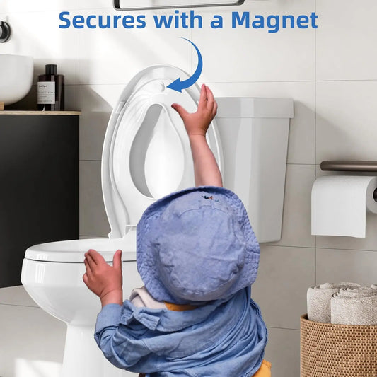 Twister.Ck Quiet Close Toddler Toilet Seat With Non Slip Bumpers
