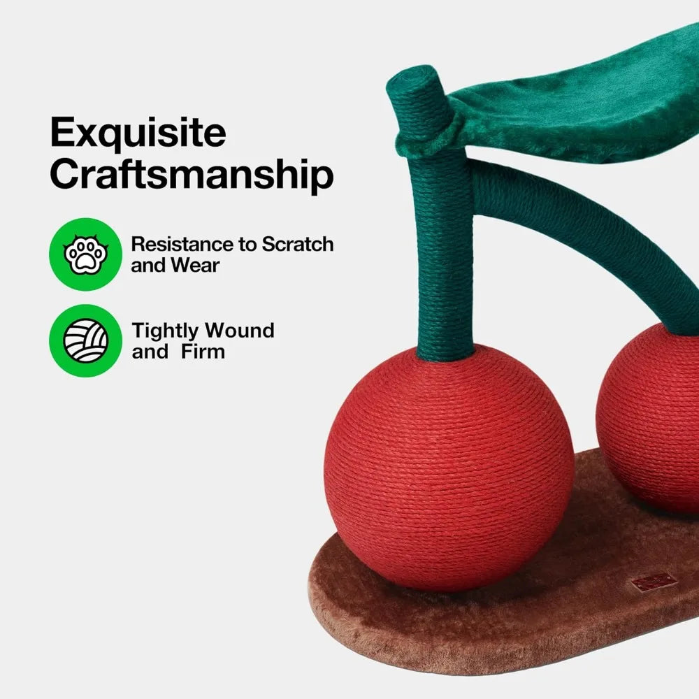 Cat Scratcher With Hammock Castle Interactive Sisal Rope Tree