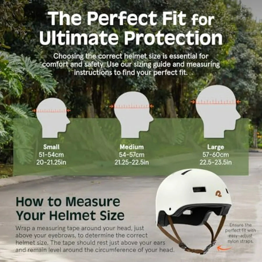 Dakota Adult Bike Helmet for Men and Women - Multi-Sport Protection with ABS Shell, EPS Foam, 10 Vents and Removable Washable P