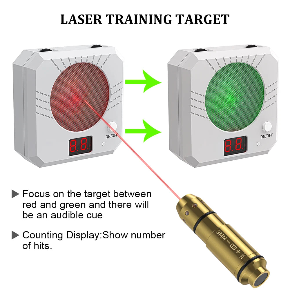 Infrared Scoring Laser Target for Shooting Practice with Sound