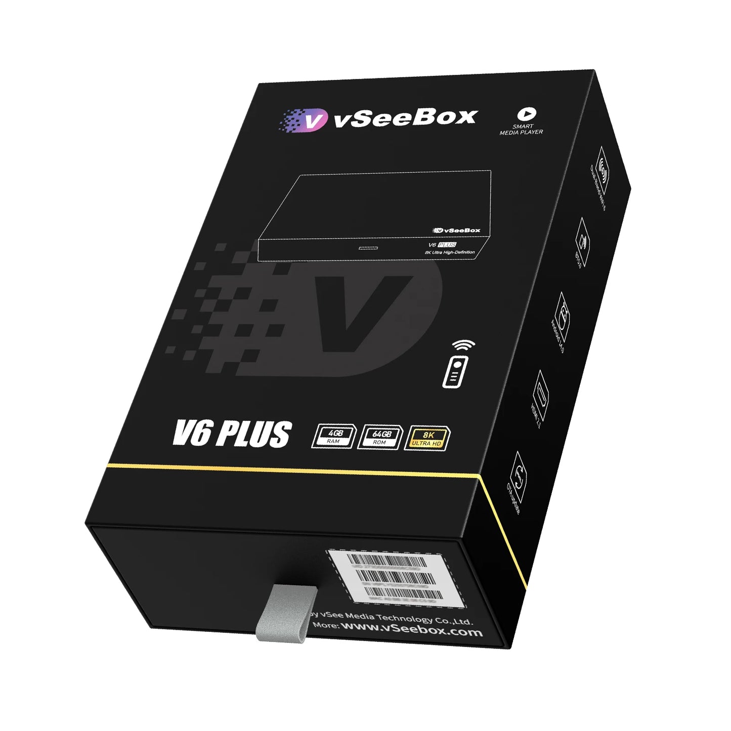 2026 vSeeBox V6 Plus New Box 8K HD Voice Control