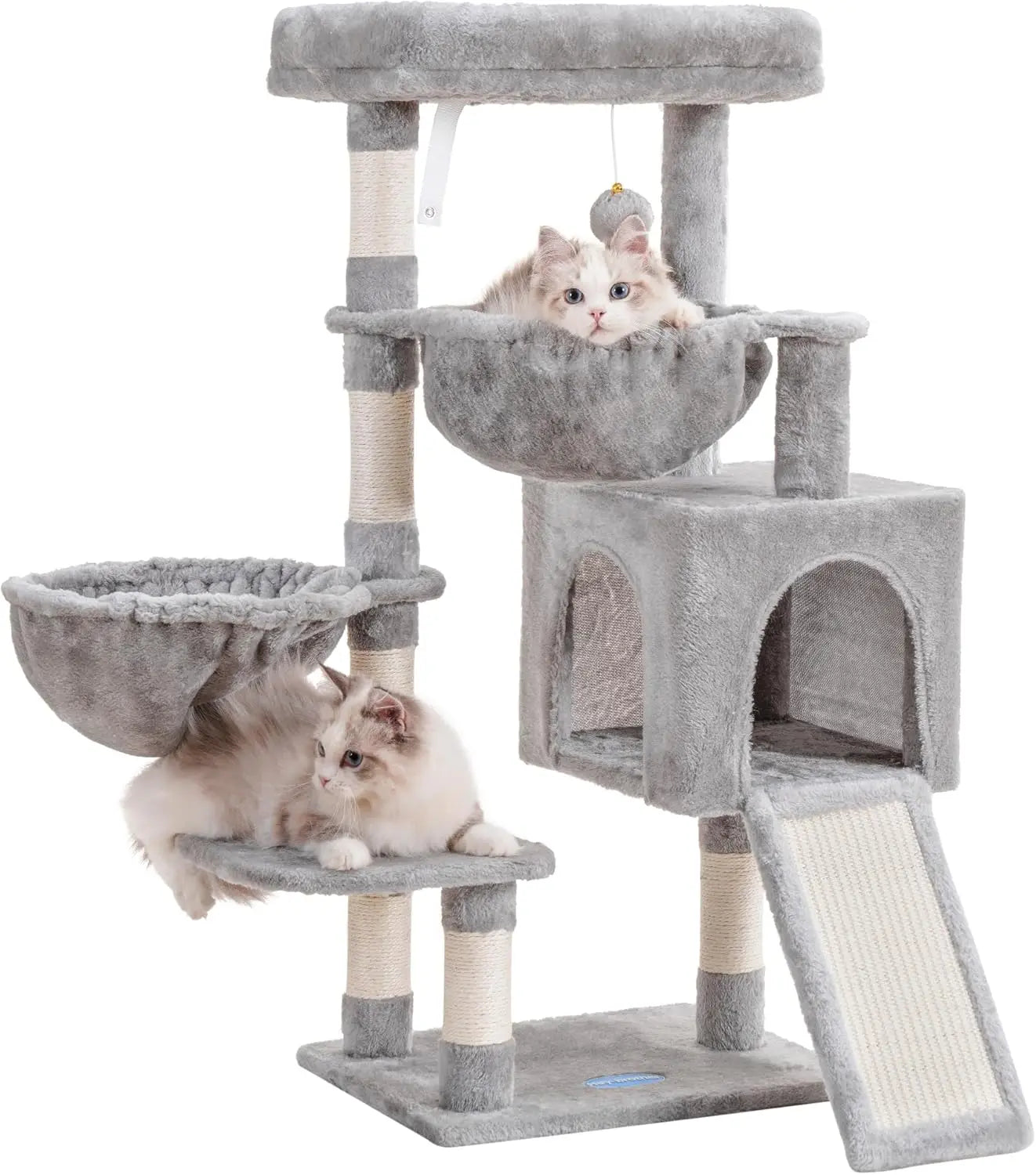 Heybrother Cat Tree Indoor Three Tier Tower With Cozy Condo