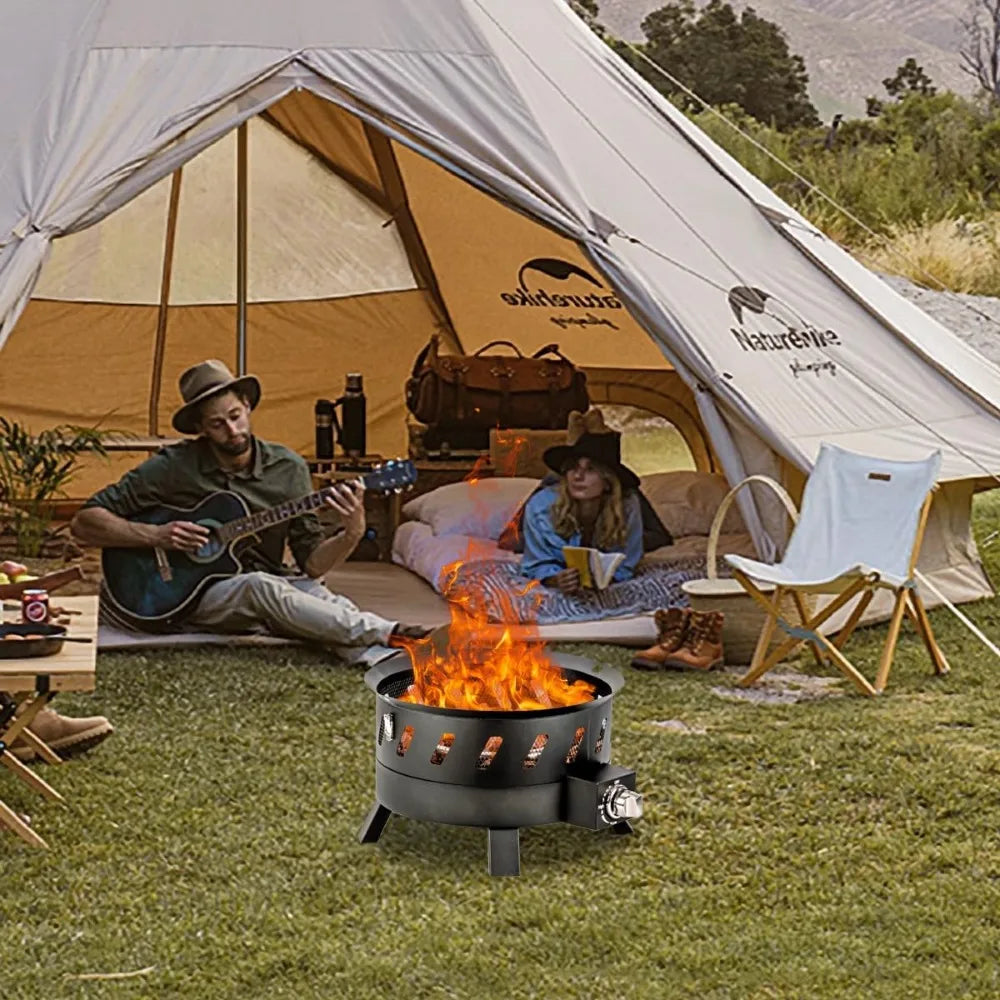 Finish Smokeless Portable Propane Fire Pit For Outdoor Use