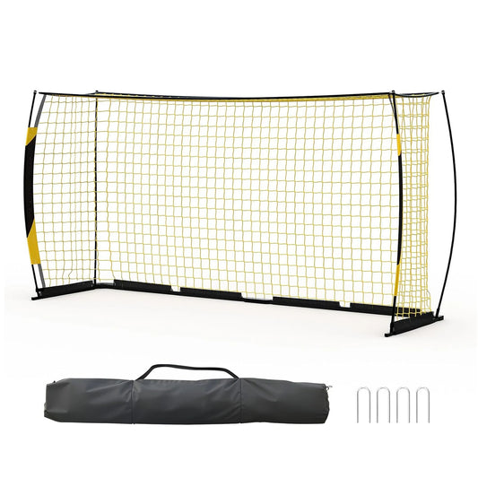 HiMISS Portable Backyard Soccer Goal for Training and Practice