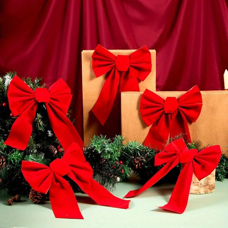 Joyfy Premium Christmas Decorative Bows For Holiday Home Decor