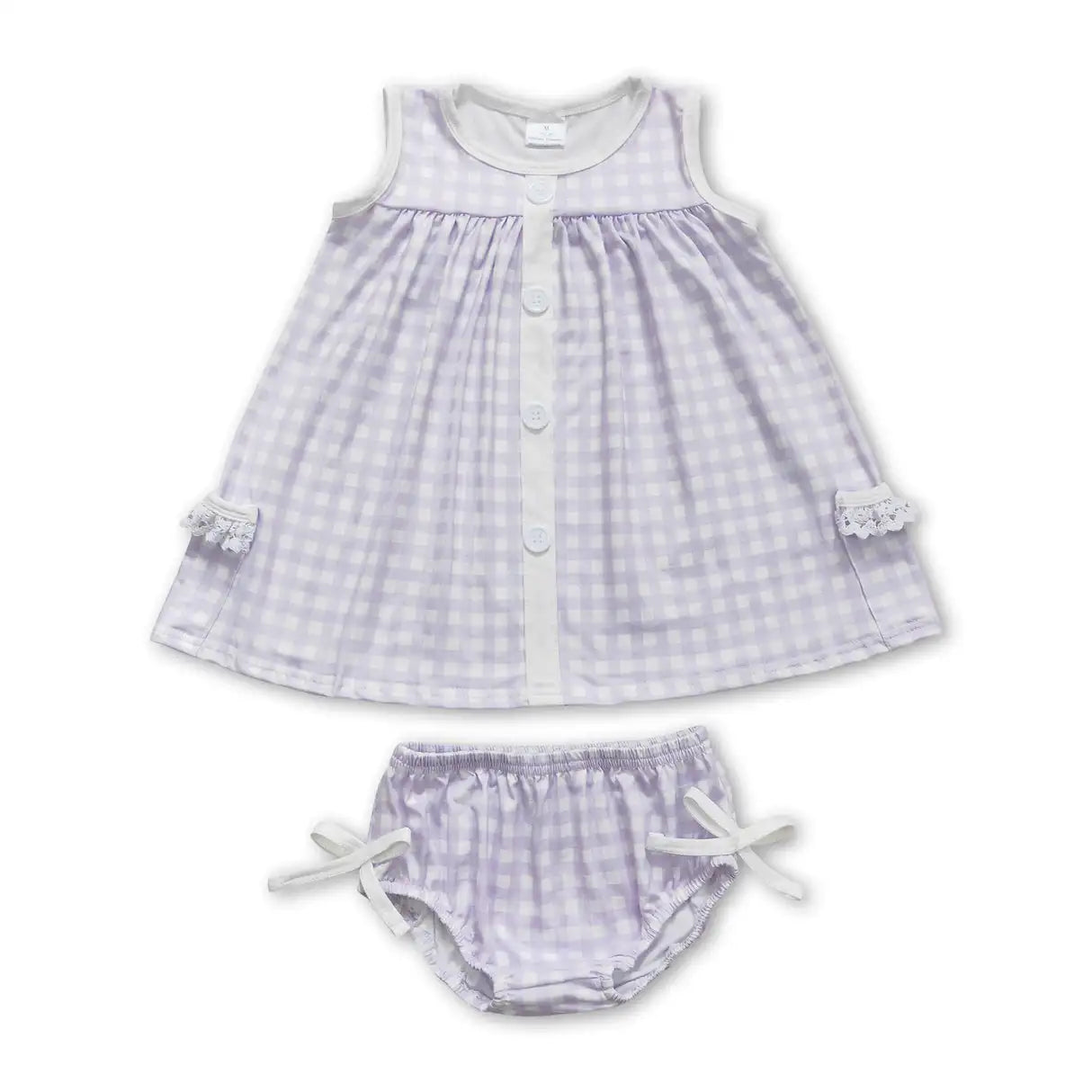 Sibling Baby Girls Flowers Tunic Top Bummies Outfits Sets