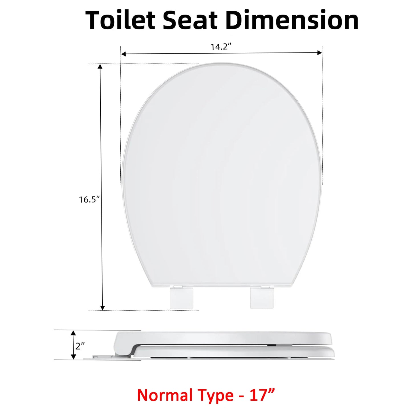Twister.Ck Quiet Close Toddler Toilet Seat With Non Slip Bumpers