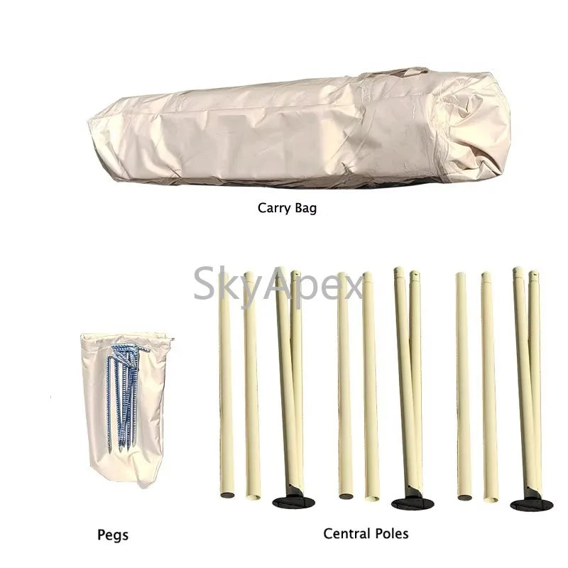 10m 15m 20m Durable UV Resistant Waterproof Windproof Heavy Duty Outdoor Sun Shade  Marquee Party Canopy Tent for Wedding Events