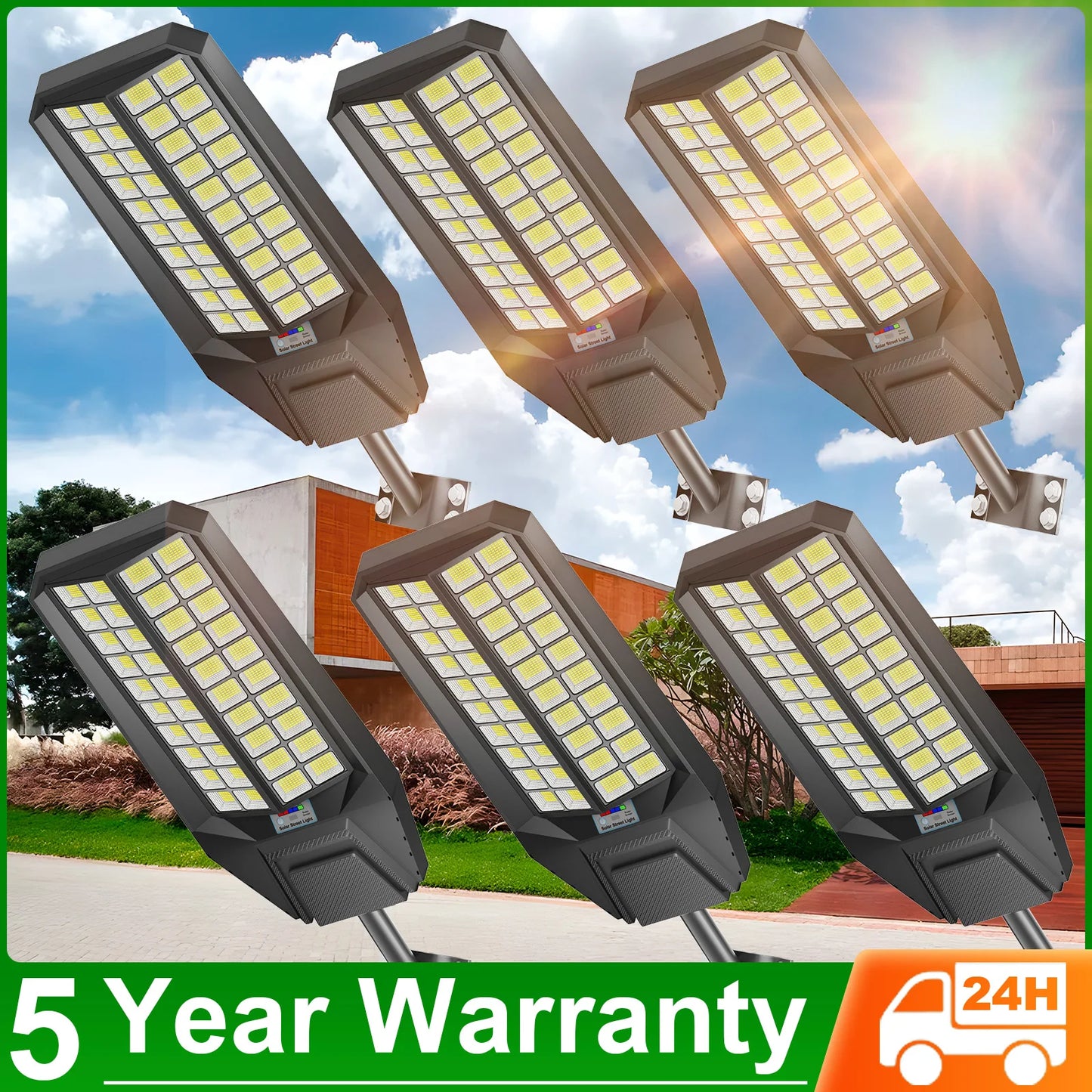 TW6P Solar Street Lights Outdoor Garden Lighting Multiple Modes