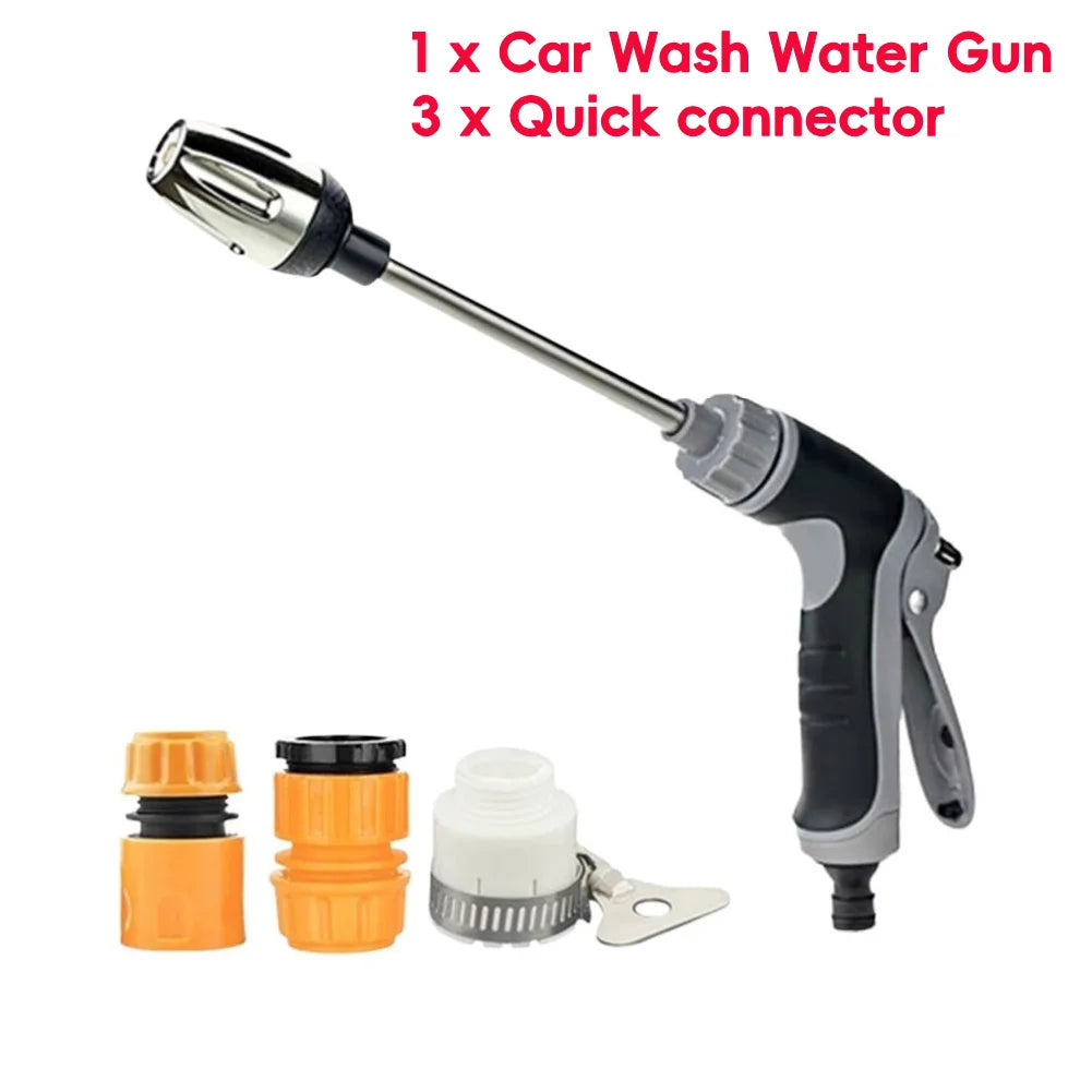 Handheld High Pressure Water Gun Garden Hose Pressure Power Washer Used For Garden Irrigation And Window Cleaning Car Washing