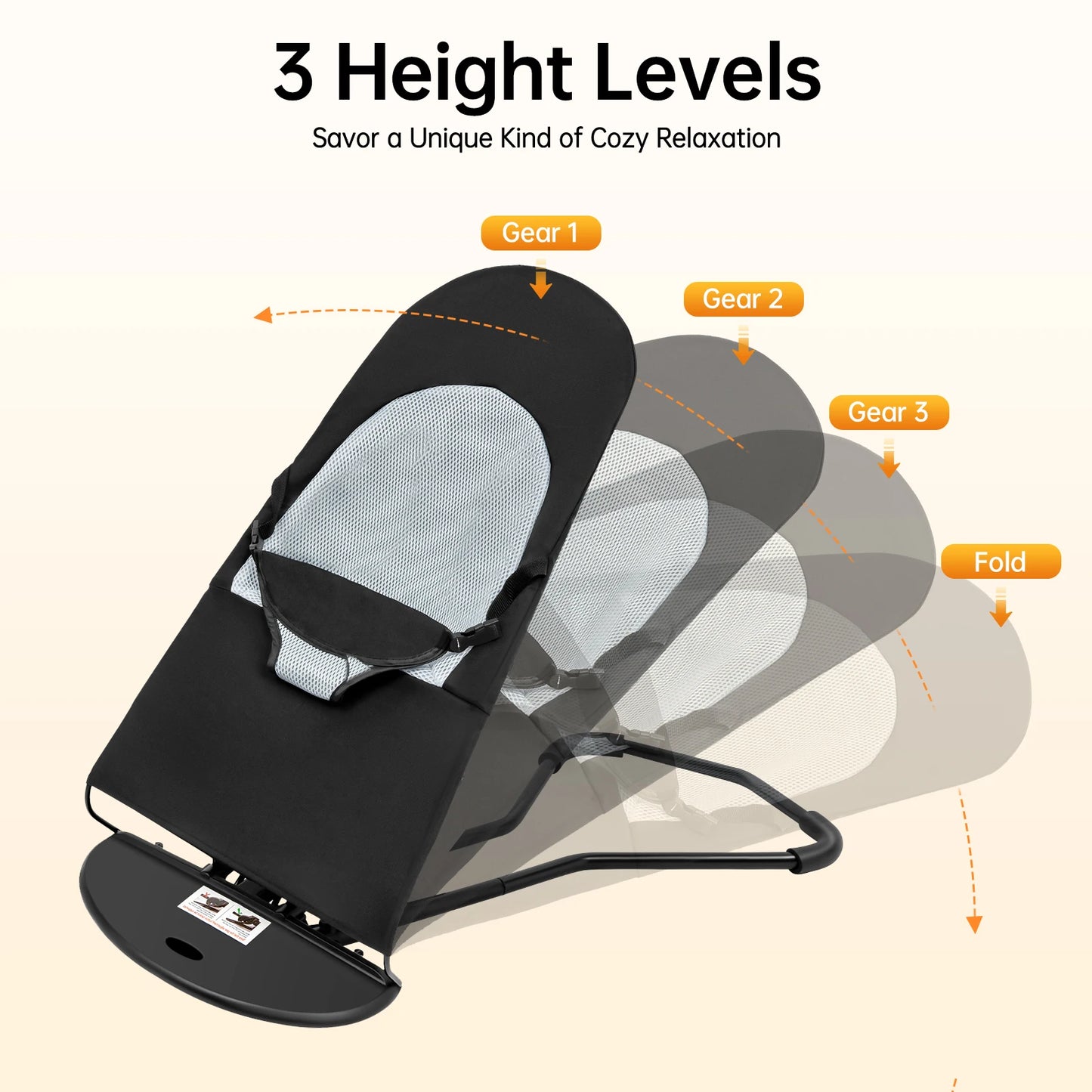 Sichuan Pet Rocker Bed Foldable Rocking Chair With Stainless Steel Bracket