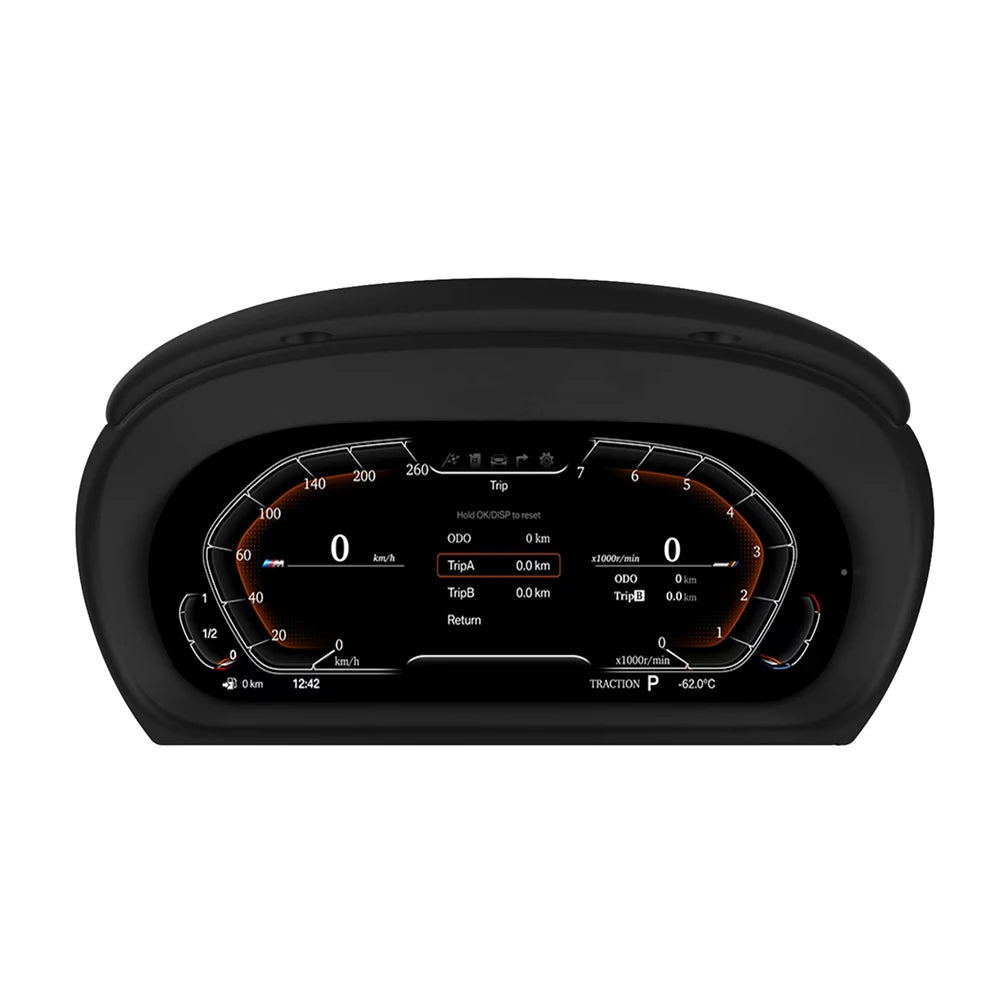 PRELINGCAR Auto LCD Dashboard BMW 3 Series E90 E91 E92