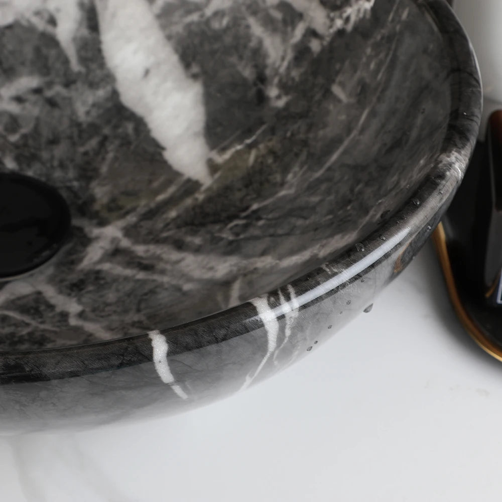 Mekkahla Rectangular Ceramic Vessel Sink With Faucet