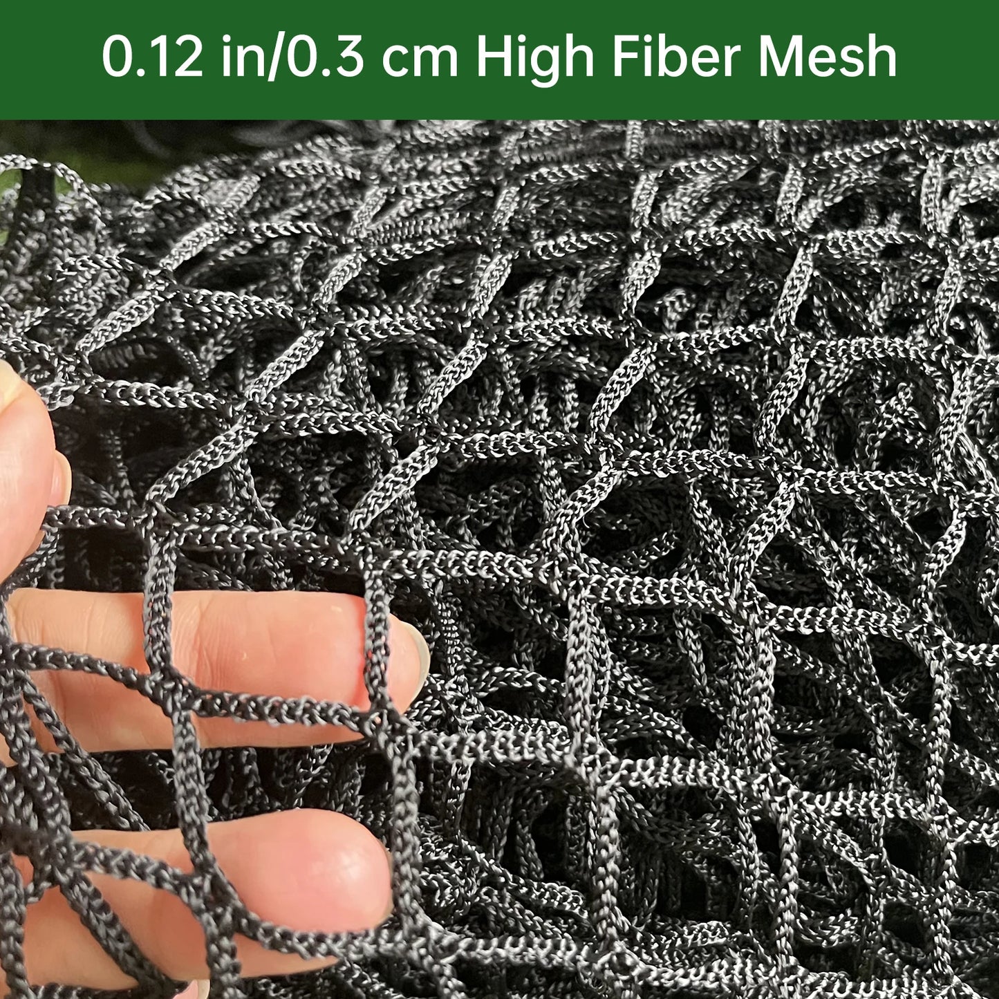 Golf Cage Net | Foldable Ball Netting 10X10X10Ft | Portable Baseball Batting Cage, Wear-Resistant Training Simulators | for Indoor or Outdoor Use