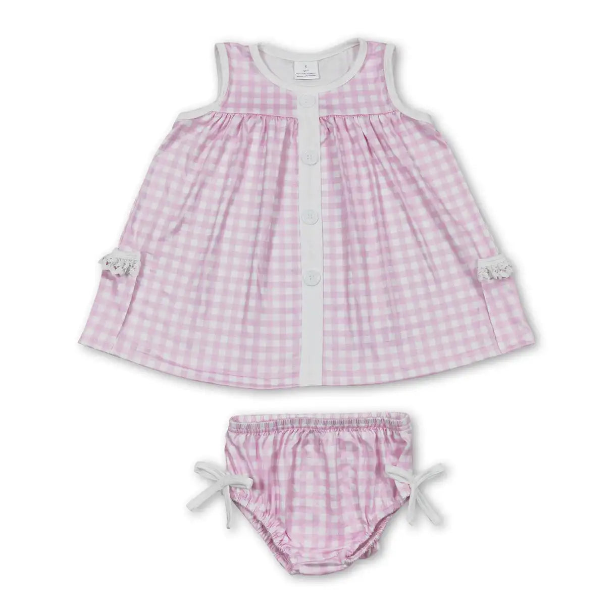 Sibling Baby Girls Flowers Tunic Top Bummies Outfits Sets