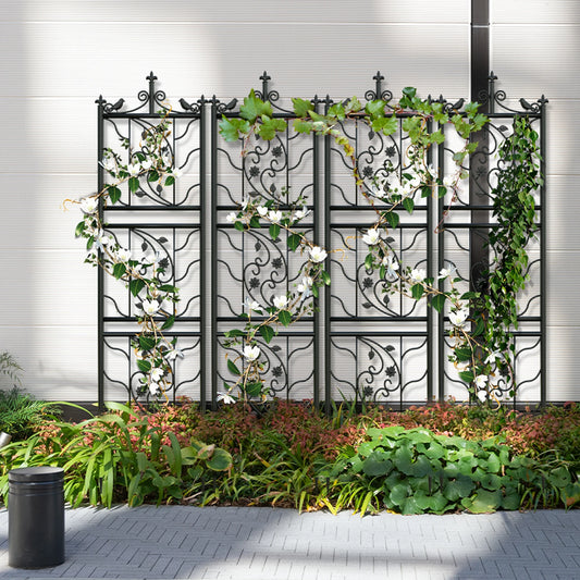 Iron Garden Trellis Fence For Climbing Plants Outdoor