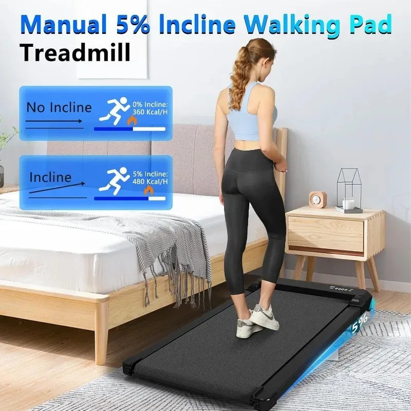 Furniture.3-in-1 Walking Pad with Incline,2.5 HP 265 LBS Compact Walking Treadmill with LED Display,No Assembly sofa