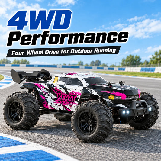 ZNLYRION Brushless 4WD RC Monster Truck With LED Headlights