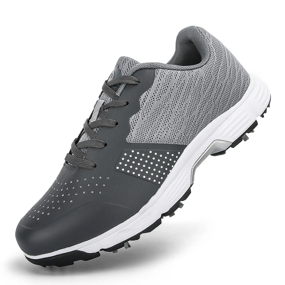 Men Golf Shoes Professional Spikes Golf Sneakers Anti Slip Walking Footwears