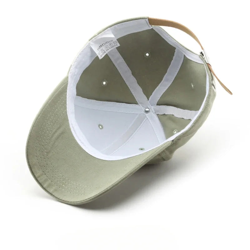 New Men and Woman's Baseball Caps Adjustable Casual Cotton Sun Hats Unisex Solid Color Visor Hats Cap Male Cap Female 2024