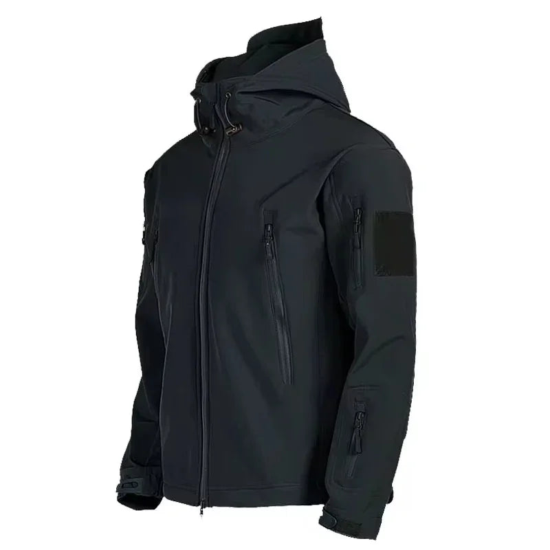 Military Shark Skin Soft Shell Jacket Men Tactical Windproof Waterproof