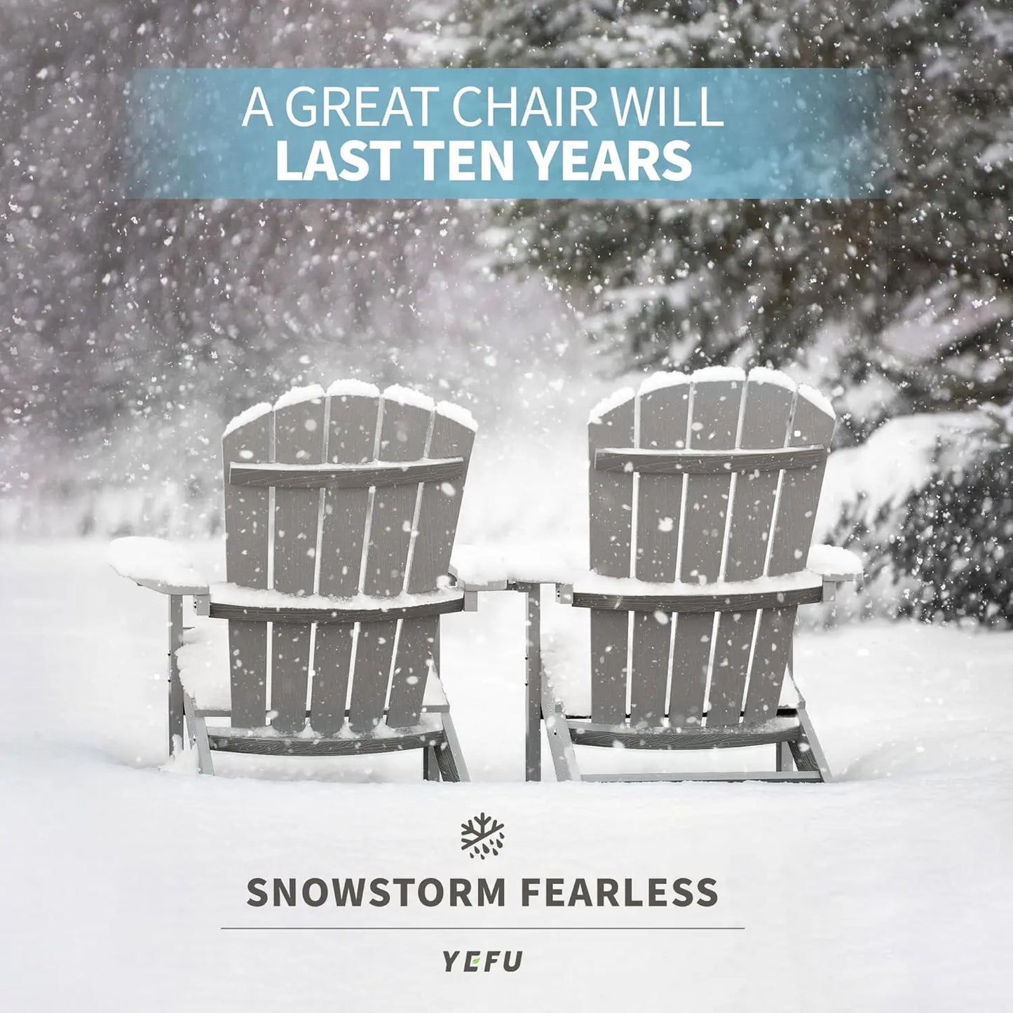Adirondack Chairs Set of 4 Plastic Weather Resistant-Grey, Modern Poly Lumber Outdoor Chairs Like Real Wood, Widely, Customized