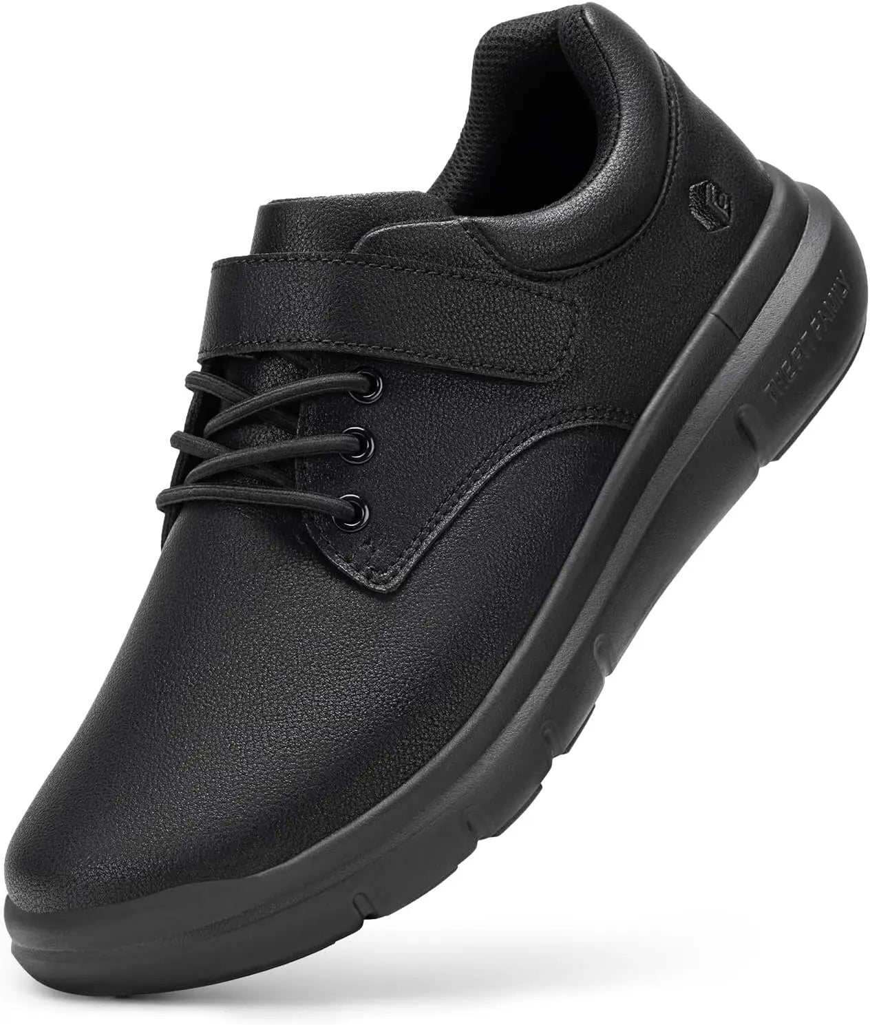 FitVille Men Wide Width Leather Orthopedic Diabetic Bunion Walking Shoes