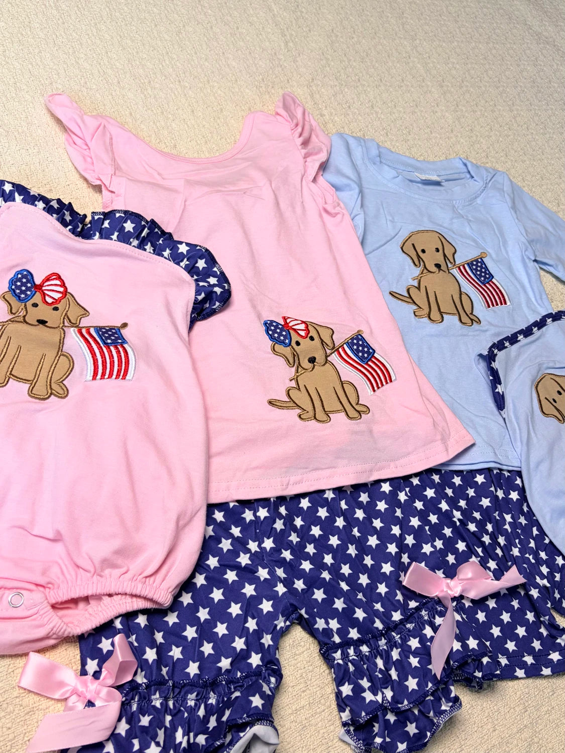 Patriotic Fourth Of July Matching Outfits For Kids And Pets