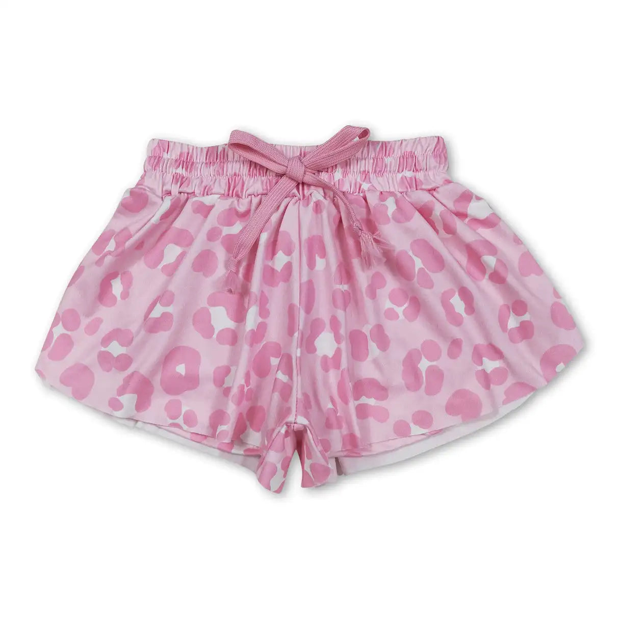 Sibling Baby Girls Colorful Bows Leopard Skorts Ruffle Summer Shorts Bottoms